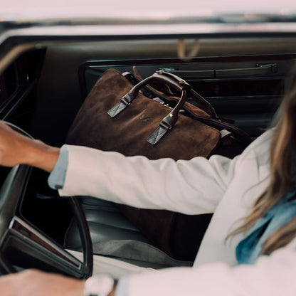 Suede S.C Holdall - Tobacco Brown