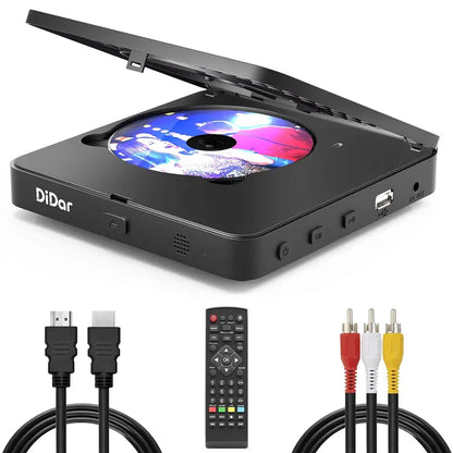Super Mini Blu-ray Disc Player for TV,1080P Blue-ray HD DVD Player