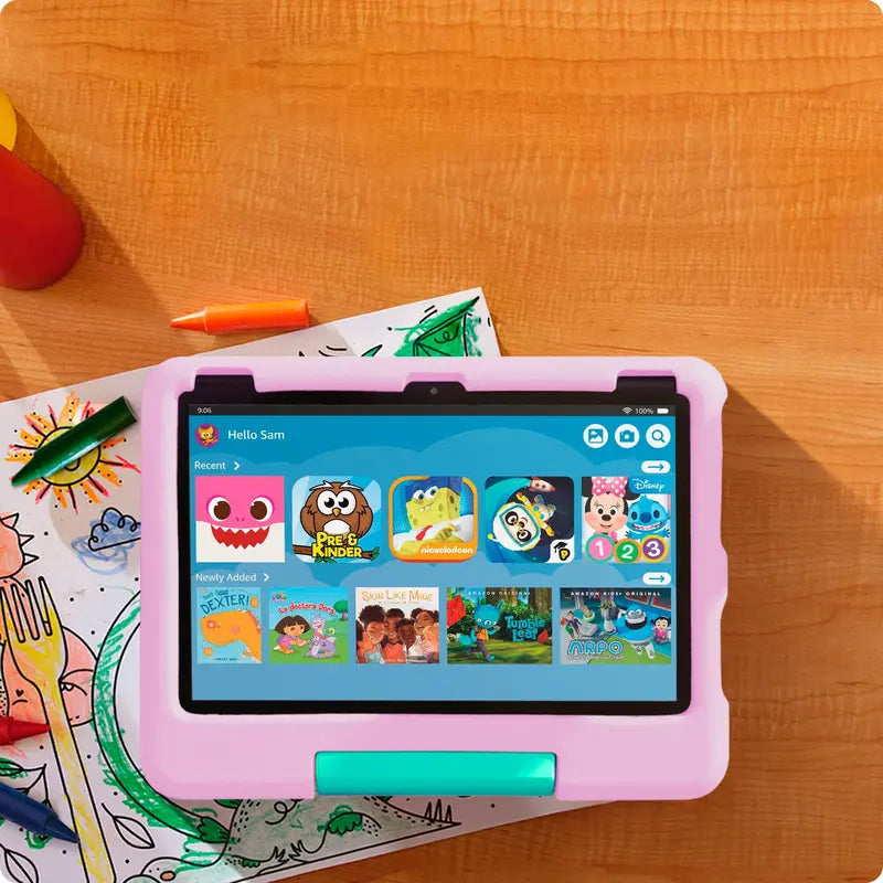 Amazon Fire HD 10 Kids Tablet 2023, 10.1″ Display, 32GB, Wi-Fi, Pink