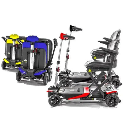 Lightweight Folding Travel Scooter  On-the-Go Personal Transport with Compact Storage Design