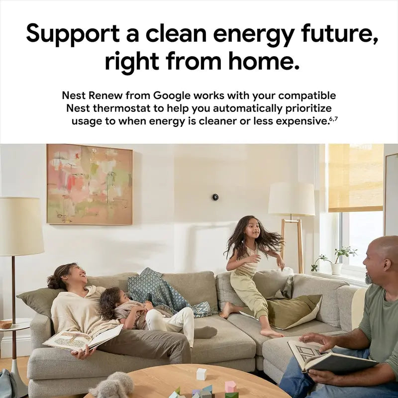 Nest Learning Thermostat (3rd Gen)  Smart Wi-Fi Programmable Thermostat with Alexa Support & Energy Reports  White