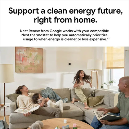 Nest Learning Thermostat (3rd Gen)  Smart Wi-Fi Programmable Thermostat with Alexa Support & Energy Reports  White