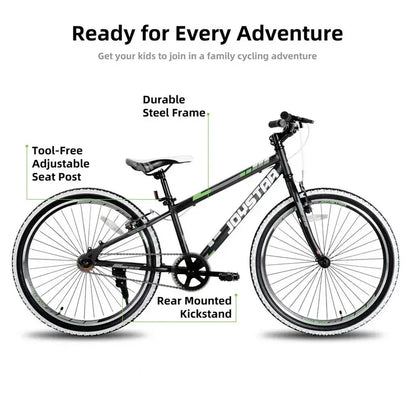 JOYSTAR Lubbock Kids’ Mountain Bike  20-inch & 24-inch Single-Speed Models for Young Riders