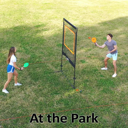Jazzminton Paddle Ball Game  Competitive Outdoor Sports Set