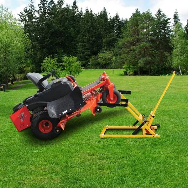 Heavy-Duty Hydraulic Lawn Mower Lift  26″ Lift Height, 500 lb Capacity for Ride-Ons & ATVs