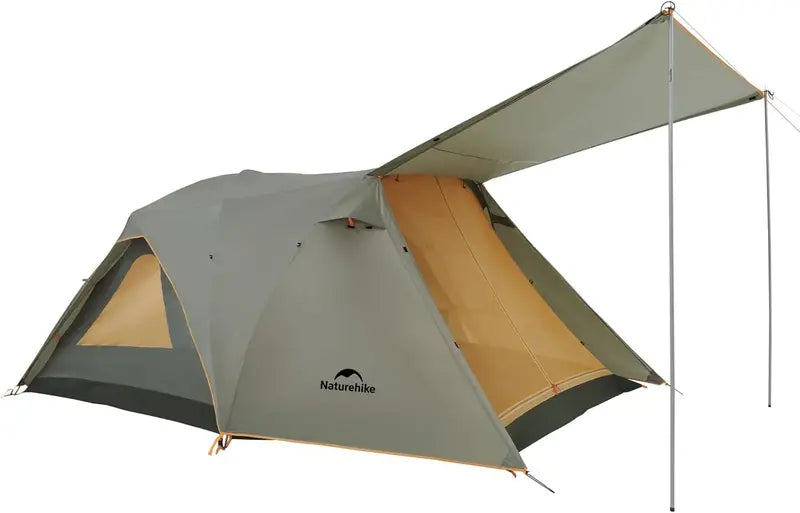 Naturehike Kota 8-Person Waterproof Double-Wall Camping Tent  Spacious Outdoor Shelter