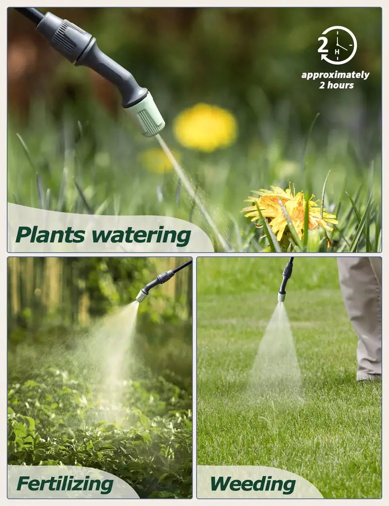 1.35-Gallon USB-Rechargeable Electric Sprayer  Telescopic Wand and Precision-Adjustable Nozzle for Targeted Application