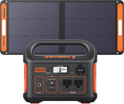 Explorer 300 Portable Power Station  293Wh Solar-Ready Lithium Backup Generator for Camping & Emergencies