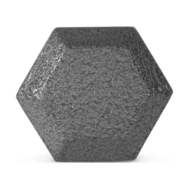 CAP Barbell Single 85-Pound Hexagonal Dumbbell  Durable Cast Iron, Non-Roll Design