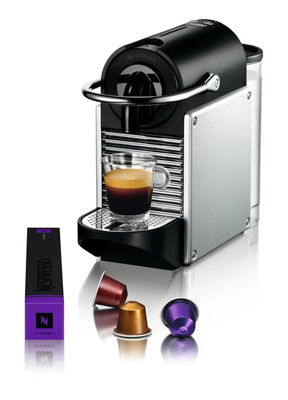 Nespresso Pixie by De’Longhi  Compact Aluminum Espresso Machine with Rapid Heat-Up