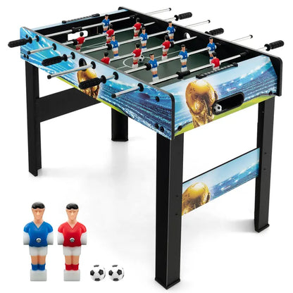 2-in-1 Foosball Table: Convertible Tabletop and Freestanding Soccer Game