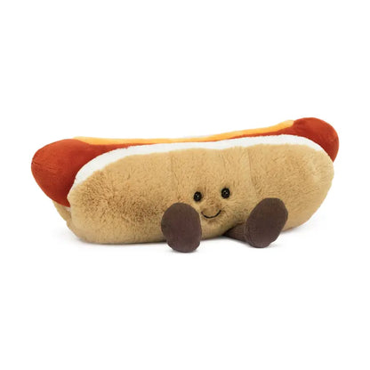 Jellycat Plush Food Toy: Hot Dog Soft Sculpture