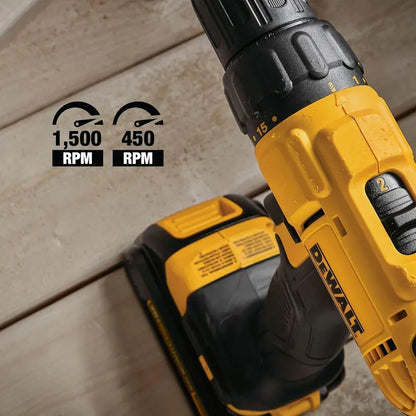 20V MAX Cordless Drill and Impact Driver Combo  2-Battery Power Tool Set with Charger