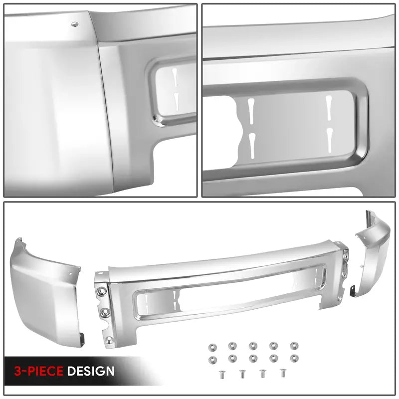 Modular Front Bumper for 20152019 Chevy Silverado 2500/3500 HD  No Parking Sensor Cutouts