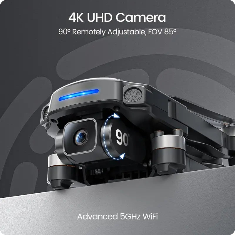 Holy Stone HS360S GPS Drone  4K UHD Foldable Quadcopter with 10,000ft Range & Smart Return Features