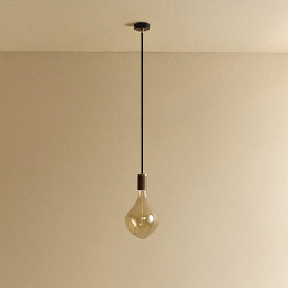 Voronoi II Pendant Light in Walnut