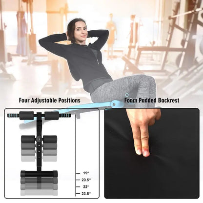 Adjustable Sit-Up Bench  Slant Abdominal Workout Bench for Core Training