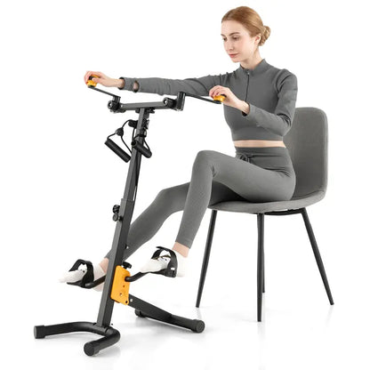 Foldable Under-Desk Pedal Exerciser for Arm, Leg & Physical Therapy