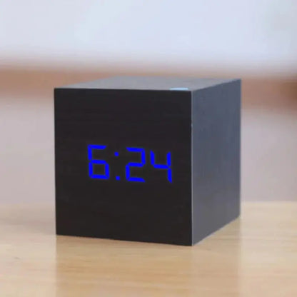 Digital LED Alarm Clock with Date, Temperature, and Snooze Function