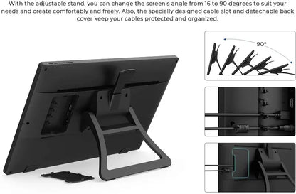 XP-PEN Artist 22 (2nd Gen) 21.5″ Drawing Tablet with 1080p Display, Battery-Free Stylus, for Windows & Mac
