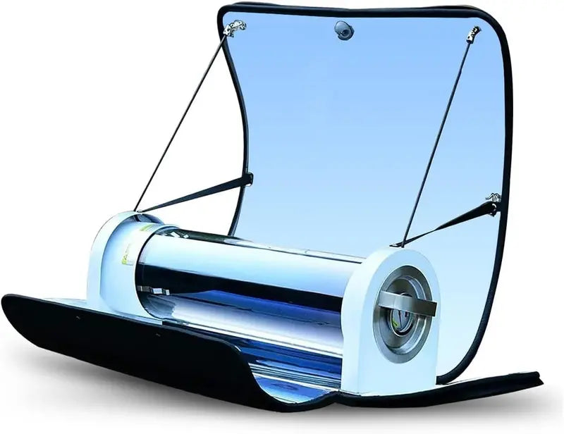 Portable Solar Oven 4.5L by MR-SKL  Stainless Steel, Solar Powered Cooker with Thermometer for Camping, Hiking, Outdoor Cooking