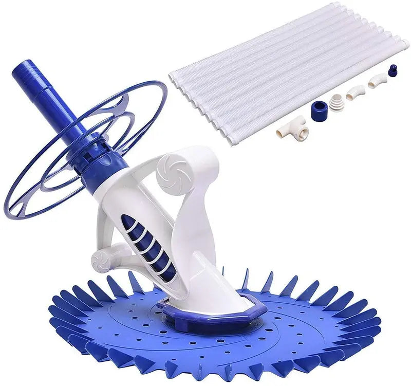Automatic In-Ground Pool Cleaner  Wall-Climbing Robotic Sweeper with 32.5 ft Hose