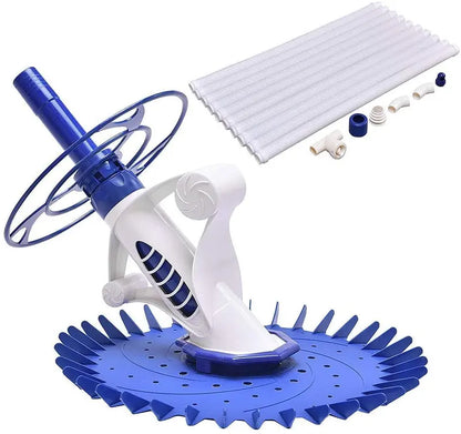Automatic In-Ground Pool Cleaner  Wall-Climbing Robotic Sweeper with 32.5 ft Hose