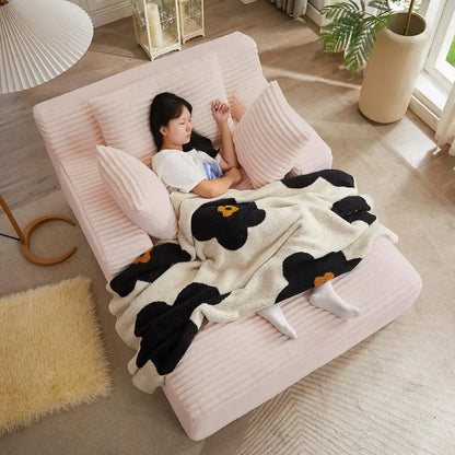 50-Inch Oversized Corduroy Recliner Sofa Bed  Deep-Seating Cloud Lounge Chair