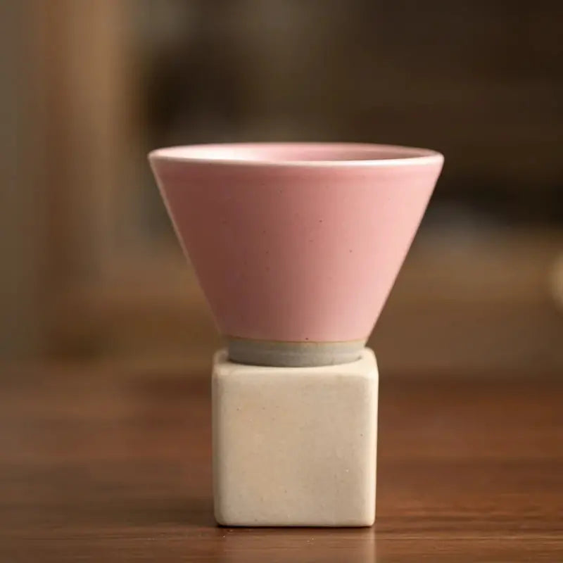 Kyoto-Inspired 200ml Ceramic Espresso Cup Set  Clean Minimalist Design