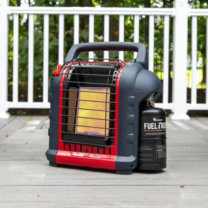 Compact Propane Radiant Heater: 40009000 BTU for Campers, Workshops, Patios & Outdoor Spaces