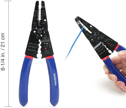 WORKPRO 582-Piece Electrical Repair Kit: Crimp Terminals, Heat Shrink Tubing & Wire Tools