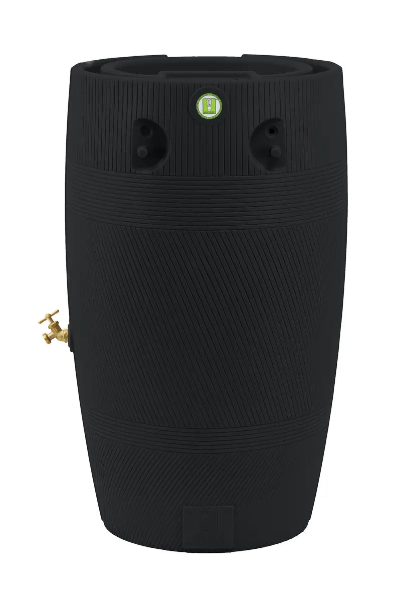 Good Ideas Impressions Havana 50 Gallon Rain Saver  Black