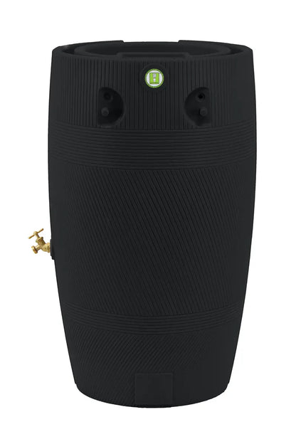 Good Ideas Impressions Havana 50 Gallon Rain Saver  Black