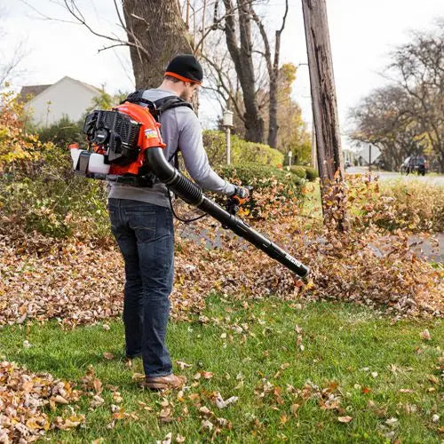 ECHO PB-580T Backpack Leaf Blower  58.2cc 2-Stroke Gas Engine, 216 MPH Air Speed, 517 CFM Output, Ergonomic Tube-Throttle Design