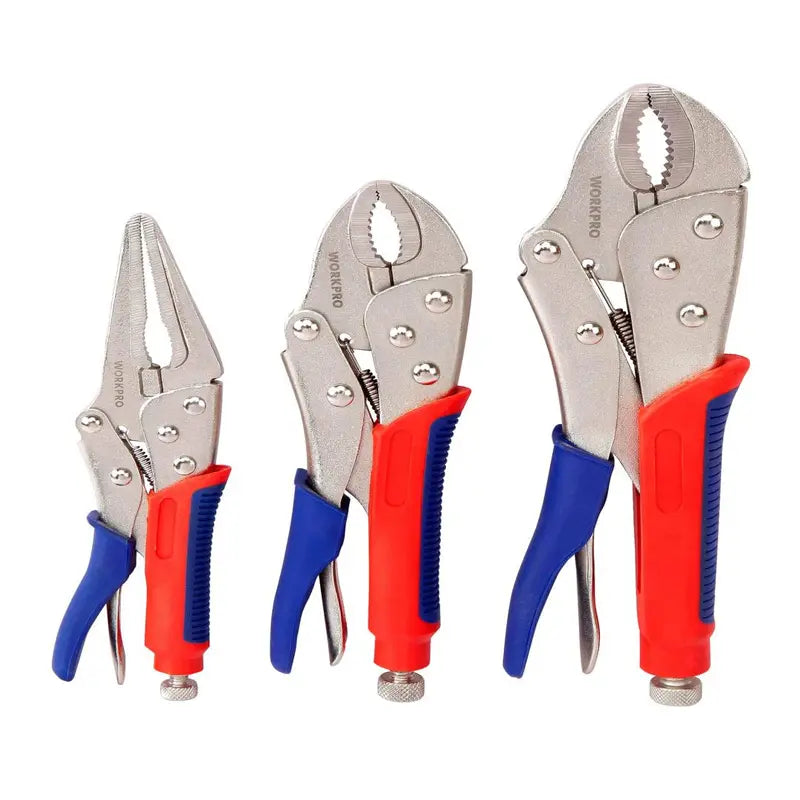 WORKPRO 3-Piece Locking Pliers Set