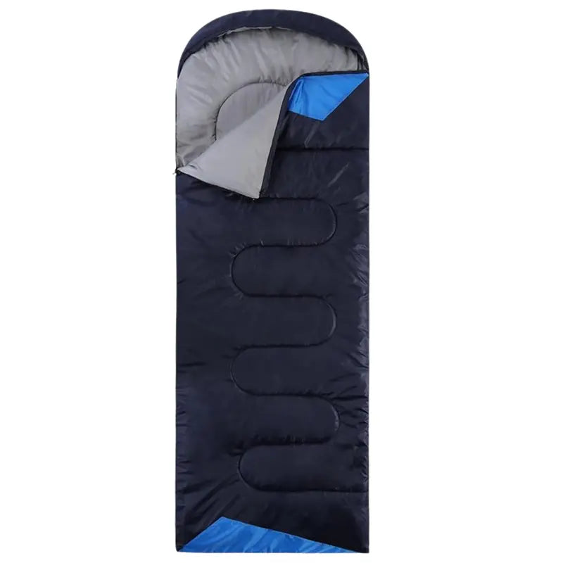 All-Season Sleeping Bag with Water-Resistant Shell and Thermal Lining
