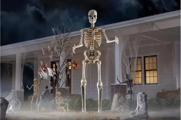 2025 Home Accents Giant 12-Foot Skeleton Decoration  Realistic LifeEyes Design (Model NO250058)