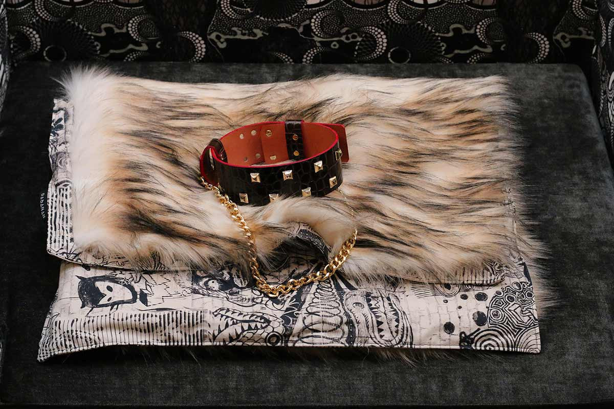 Couverture pour chat « Metis » Art - Tissu Jean-Paul Gaultier