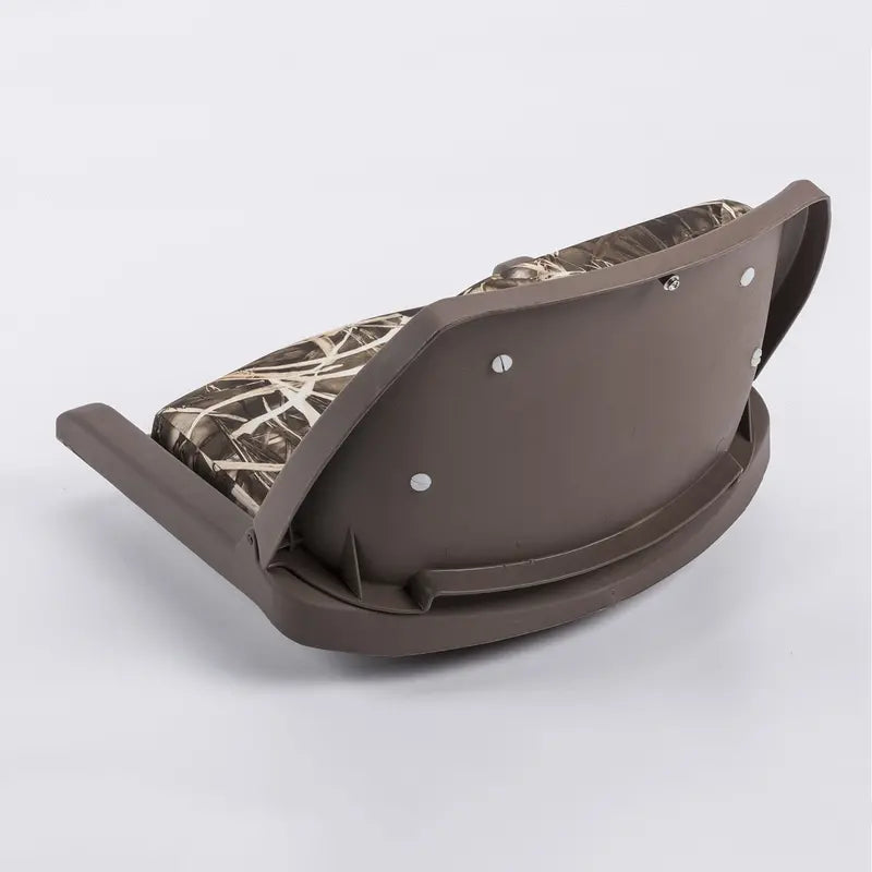 Wise 8WD139CLS-B-730 Cushioned Fold-Down, Molded Fishing Seat, Mossy Oak Original Bottomland
