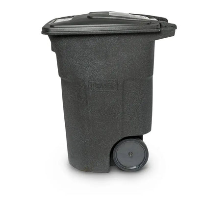 Toter 96-Gallon Heavy-Duty Trash Can  Smooth-Rolling Wheels, Secure Lid, Residential & Commercial Use