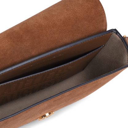Mini Monceau - Cuir Velours Camel