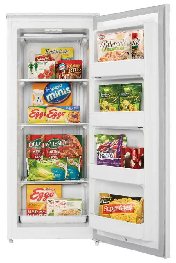 Danby 8.5 Cu. Ft. White Garage Ready Upright Freezer
