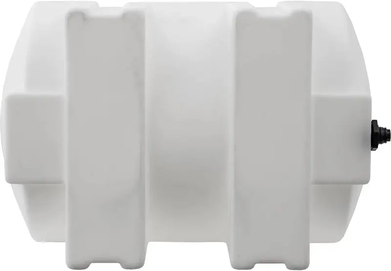 Horizontal Polyethylene Water Storage Tank  550-Gallon Reservoir with Support Legs, USA-Made, Corrosion-Resistant