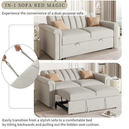 Versatile Soft Cushion Sofa Bed