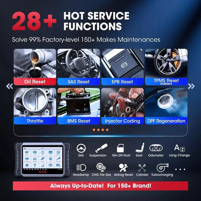 2024 Bidirectional Automotive Diagnostic Tool — MK808BT Pro / MX808S / M808Z Platform, Full-System Scan & Coding