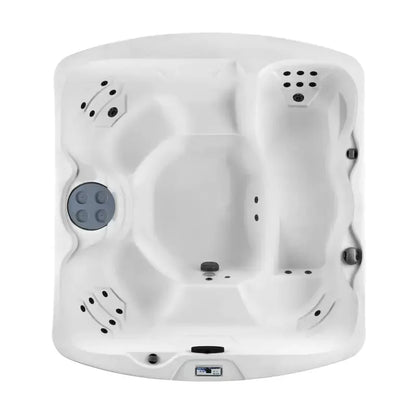 Lifesmart 5-Person Rectangular Hot Tub  Plug-and-Play Spa with 23 Jets, Ozonator System & Espresso-Colored Shell