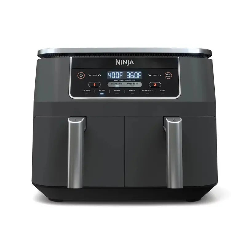 Ninja Foodi DualZone Air Fryer  8-Quart 2-Basket Model with 6 Cooking Functions and Independent Controls