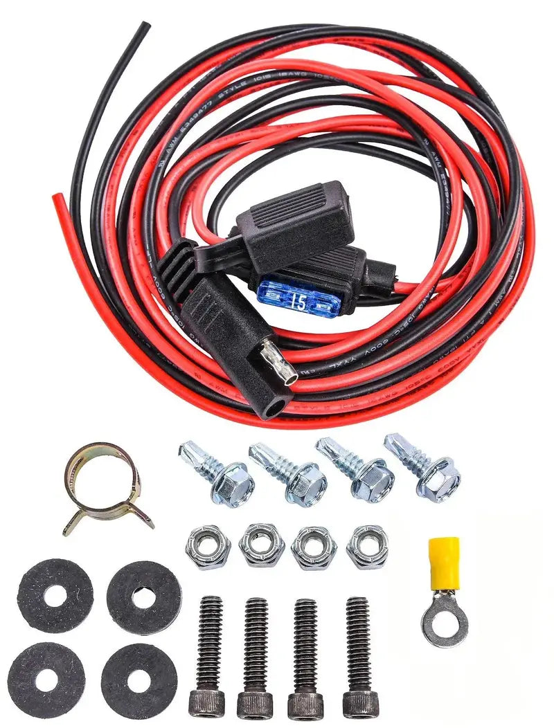 JEGS 62994 Electric Vacuum Pump  Compact 12V Unit for Power Brake Booster Support