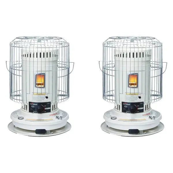 Dual-Purpose Indoor/Outdoor Kerosene Convection Heater Set (2 Units)