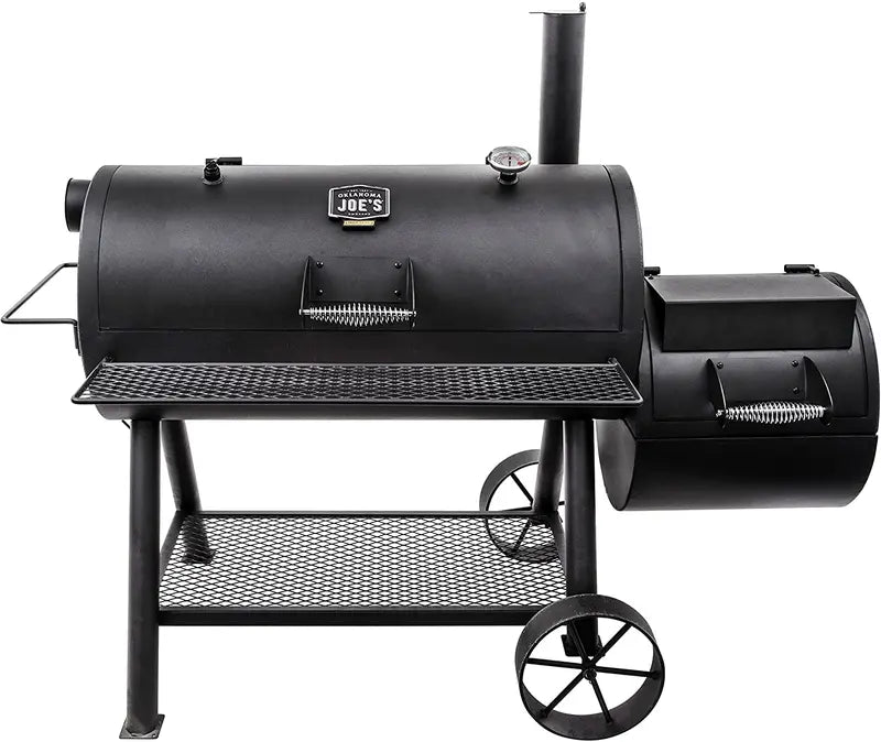 Longhorn Reverse-Flow Offset Smoker for Authentic BBQ Flavor